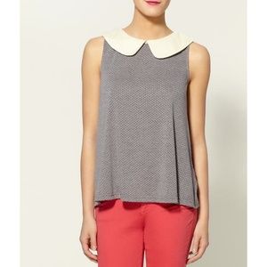 Tinley Road Peter Pan Knit Top, Size S
